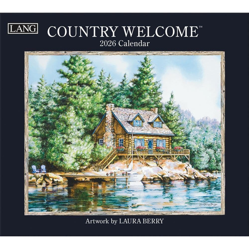 2026 Calendar LANG Country Welcome by Laura Berry, Horizontal Wall 26991001907