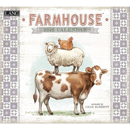 2026 Calendar LANG Farmhouse by Chad Barrett, Horizontal Wall 26991002008
