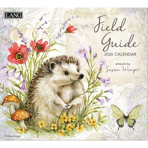 2026 Calendar LANG Field Guide by Susan Winget, Horizontal Wall 26991001981
