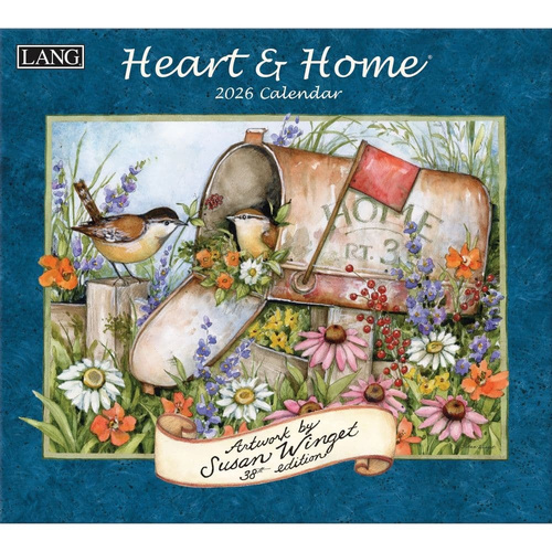 2026 Calendar LANG Heart & Home 38th Edition by Susan Winget, Horizontal Wall 26991001913