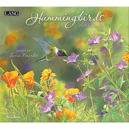 2026 Calendar LANG Hummingbirds by Susan Bourdet, Horizontal Wall 26991001918
