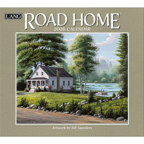 2026 Calendar LANG Road Home by Bill Saunders, Horizontal Wall 26991001938