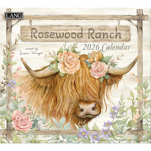 2026 Calendar LANG Rosewood Ranch by Susan Winget, Horizontal Wall 26991002038