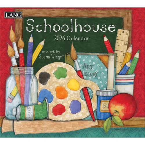 2026 Calendar LANG Schoolhouse by Susan Winget, Horizontal Wall 26991001940