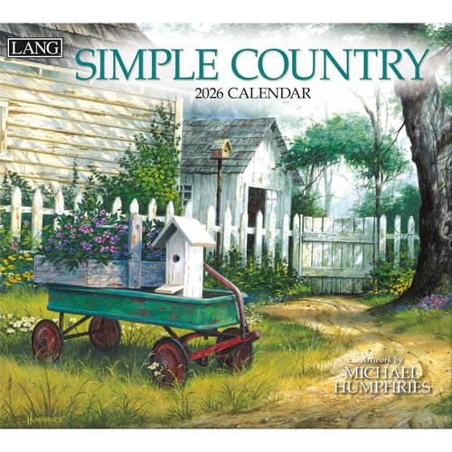 2026 Calendar LANG Simply Country by Michael Humphries, Horizontal Wall 26991002036
