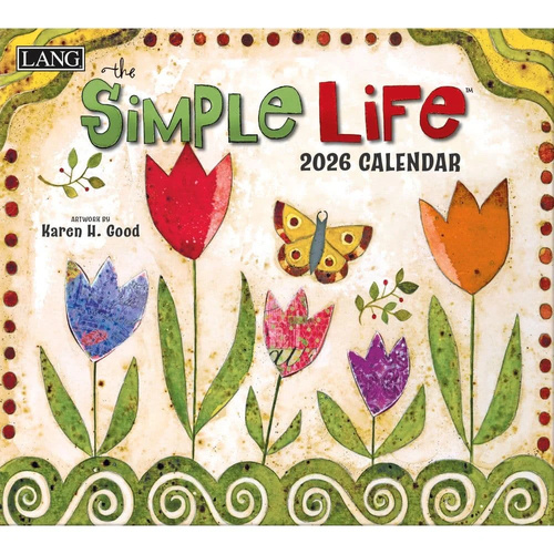 2026 Calendar LANG Simple Life by Karen H. Good, Horizontal Wall 26991001879