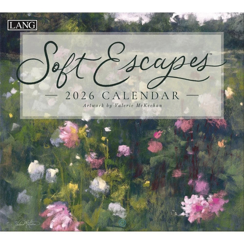 2026 Calendar LANG Soft Escapes by Valerie McKeehan, Horizontal Wall 26991002029