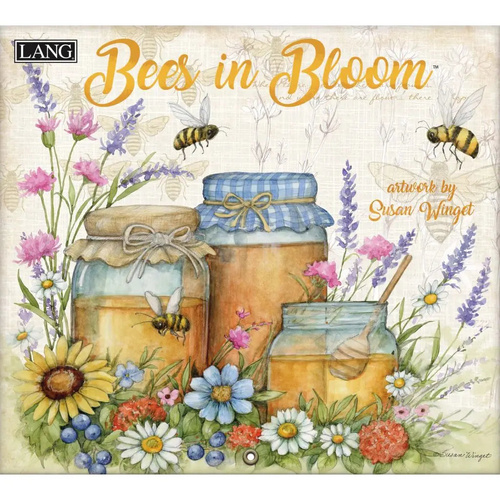 2027 Calendar LANG Bees In Bloom Horizontal Wall 27991002041