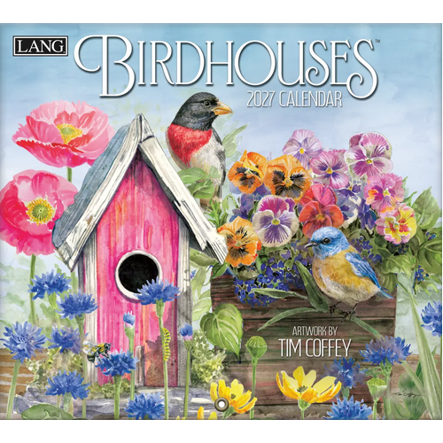 2027 Calendar LANG Birdhouse Horizontal Wall 27991001850