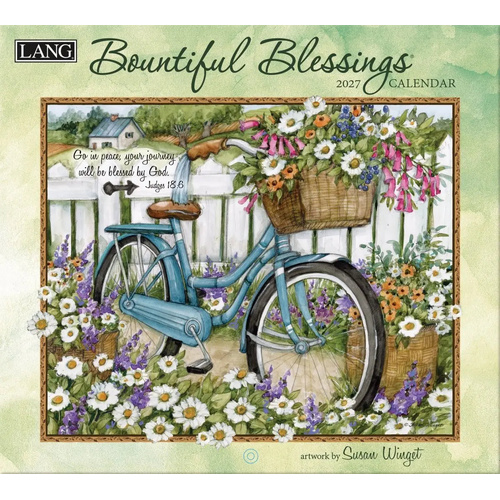 2027 Calendar LANG Bountiful Blessings Horizontal Wall 27991001897