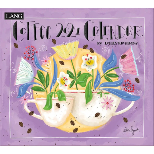 2027 Calendar LANG Coffee Horizontal Wall 27991001853