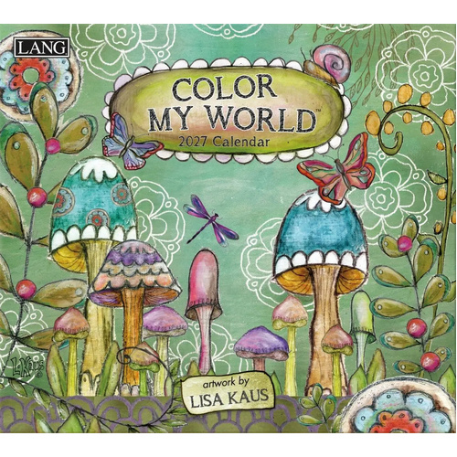 2027 Calendar LANG Color My World Horizontal Wall 27991001854