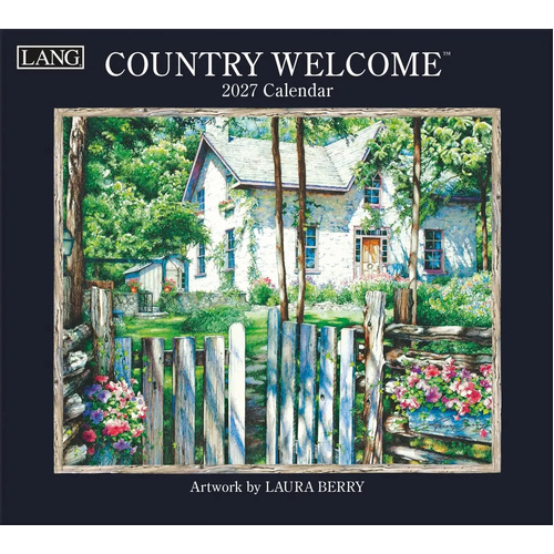 2027 Calendar LANG Country Welcome Horizontal Wall 27991001907