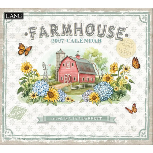 2027 Calendar LANG Farmhouse Horizontal Wall 27991002008