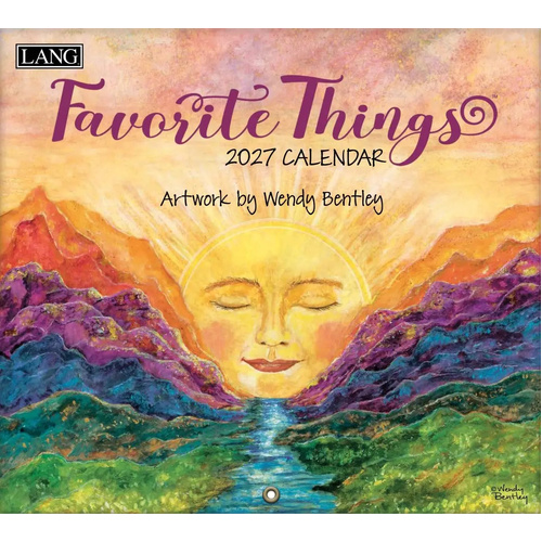 2027 Calendar LANG Favorite Things Horizontal Wall 27991001857