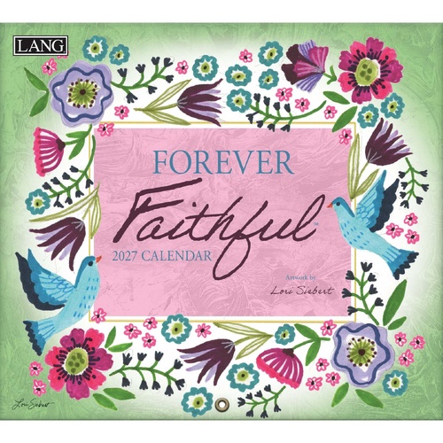 2027 Calendar LANG Forever Faithful Horizontal Wall 27991002030