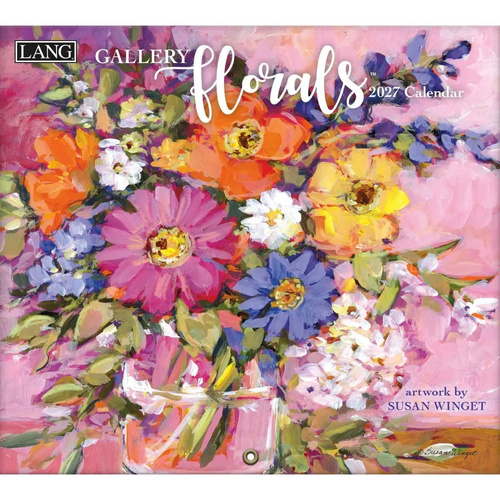 2027 Calendar LANG Gallery Florals Horizontal Wall 27991002020