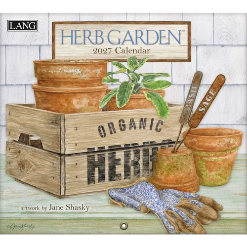 2027 Calendar LANG Herb Garden Horizontal Wall 27991001914