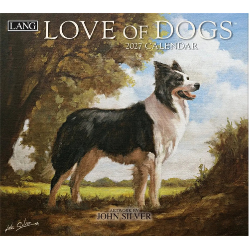 2027 Calendar LANG Love of Dogs Horizontal Wall 27991001927