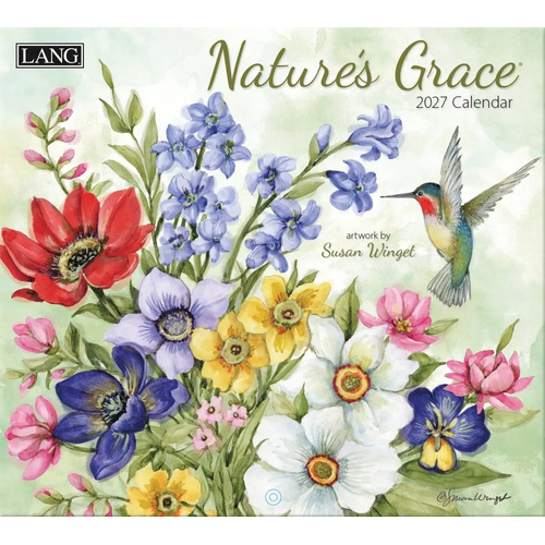 2027 Calendar LANG Nature's Grace Horizontal Wall 27991001932