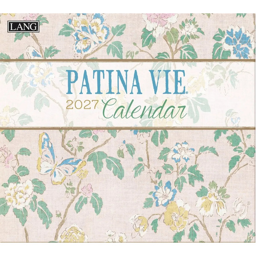 2027 Calendar LANG Patina Vie Horizontal Wall 27991002021