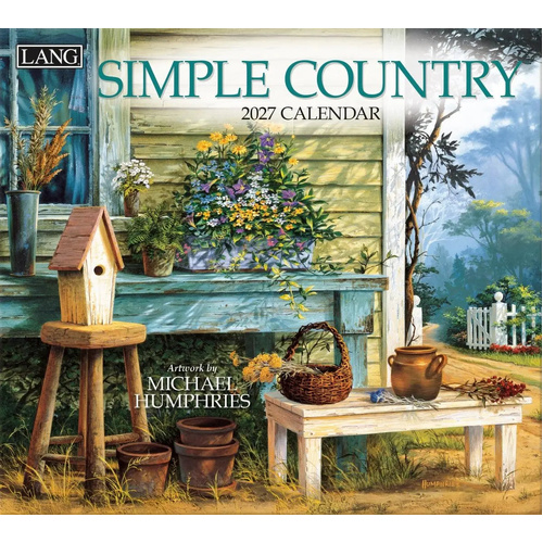 2027 Calendar LANG Simply Country Horizontal Wall 27991002036