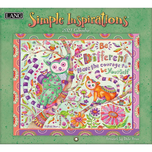 2027 Calendar LANG Simple Inspirations Horizontal Wall 27991001878
