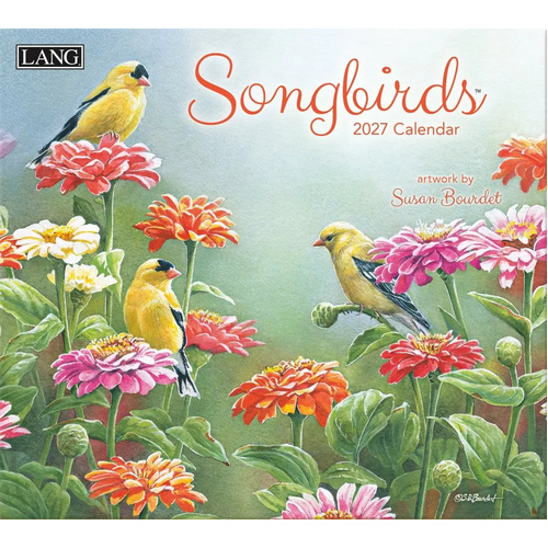 2027 Calendar LANG Songbirds Horizontal Wall 27991001880