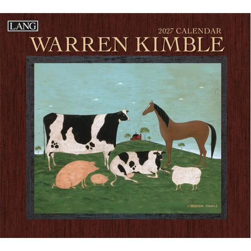 2027 Calendar LANG Warren Kimble Horizontal Wall 27991001884
