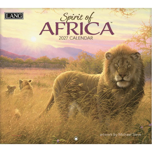 2027 Calendar LANG Spirit of Africa Horizontal Wall 27991002043