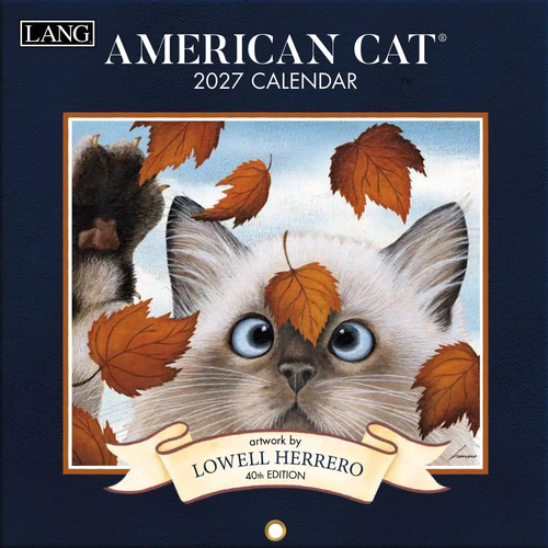 2027 Calendar LANG American Cat Mini Wall 27991079235