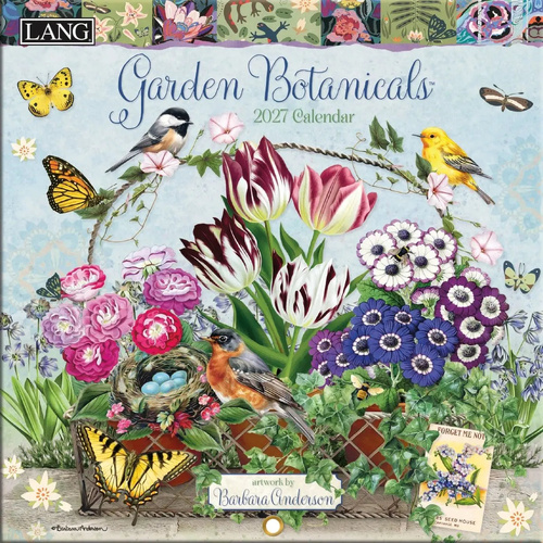 2027 Calendar LANG Garden Botanicles Mini Wall 27991079277