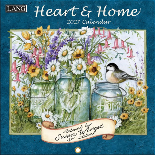 2027 Calendar LANG Heart & Home Mini Wall 27991079242