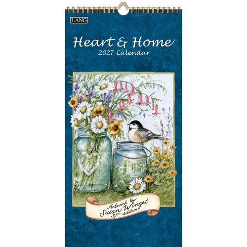 2027 Calendar LANG Heart & Home Vertical Wall 27991079118