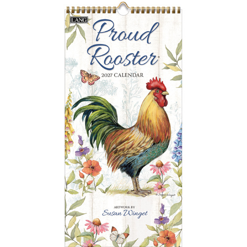 2027 Calendar LANG Proud Rooster Vertical Wall 27991079172