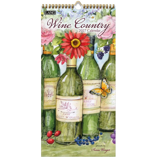 2027 Calendar LANG Wine Country Vertical Wall 27991079143
