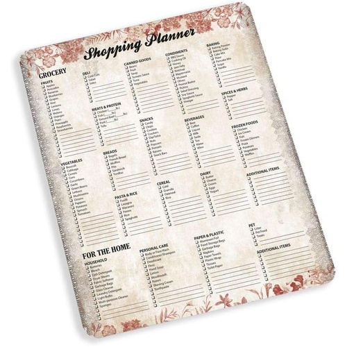 LANG Shopping List Cardinal Rooster Shopping Planner, 1118001