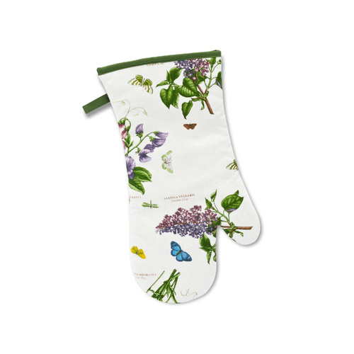 Pimpernel Botanic Garden Oven Mitt Garden Lilac Sweet Pea Single, X0015158013