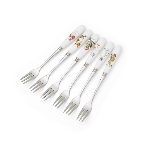Wrendale Designs Forks 15cm Christmas Pastry, Whitehill WNB1102-XG