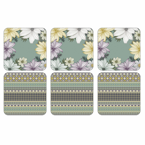 Pimpernel Portmeirion Coasters 10.5cm Atrium (Set of 6), X0010268988