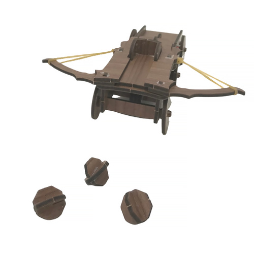 Pathfinders Leonardo da Vinci Crossbow Miniature Wooden Kit, Science & Nature 6740