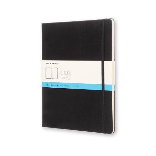 Moleskine Classic Notebook Extra Large - Black, Dotted, Hard Cover