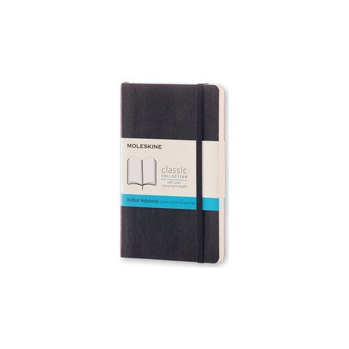 Moleskine Classic Notebook Pocket - Black, Dotted, Soft Cover