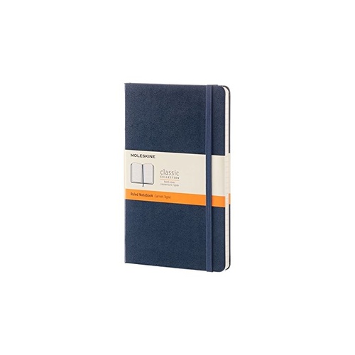 Moleskine Classic Collection, Large Ruled Notebook, Hardcover Blue