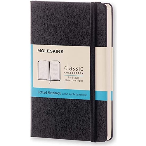Moleskine Classic Hard Cover Pocket Notebook Dotted Black 