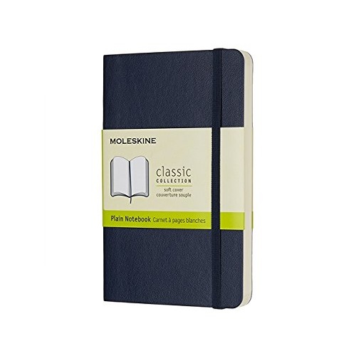 Moleskine Classic Pocket Plain Notebook Softcover Sapphire Blue obsolete