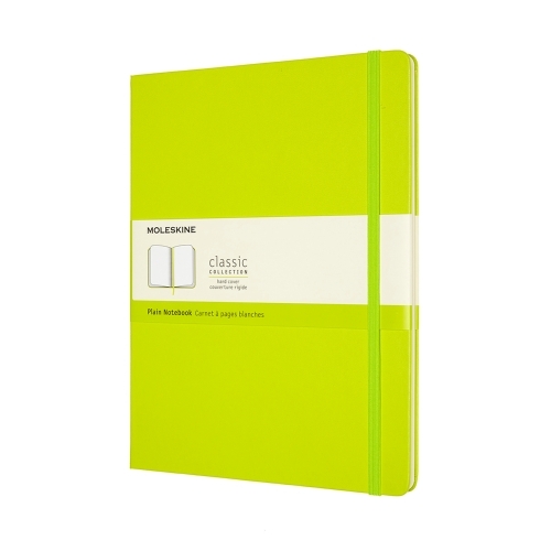 Moleskine Classic Notebook Extra Large Light Green, Plain, Hard Cover