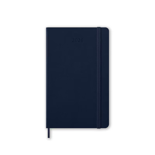 2026 Diary Moleskine Large Daily Hard Cover Sapphire Blue M-DHB2012DC3Y26