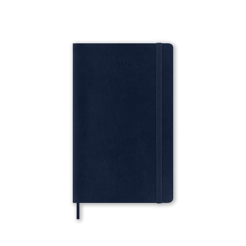 2026 Diary Moleskine Large Daily Soft Cover Sapphire Blue M-DSB2012DC3Y26