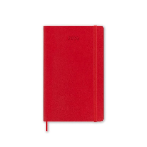 2026 Diary Moleskine Large Daily Soft Cover Scarlet Red M-DSF212DC3Y26
